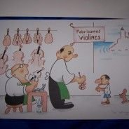 Cugat y su primer violín.